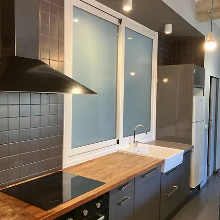 公寓 Playa Zurriola-no Parties At Home-andamio Hasta Marzo-scaffold Until March *